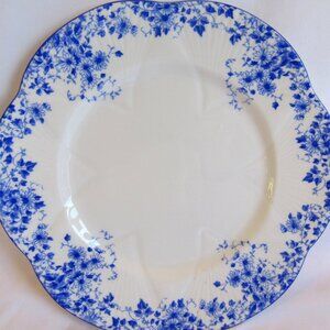 Shelly Dainty Blue 6.5" Bread / Side Plate, Dainty Shape, Blue and White    b111